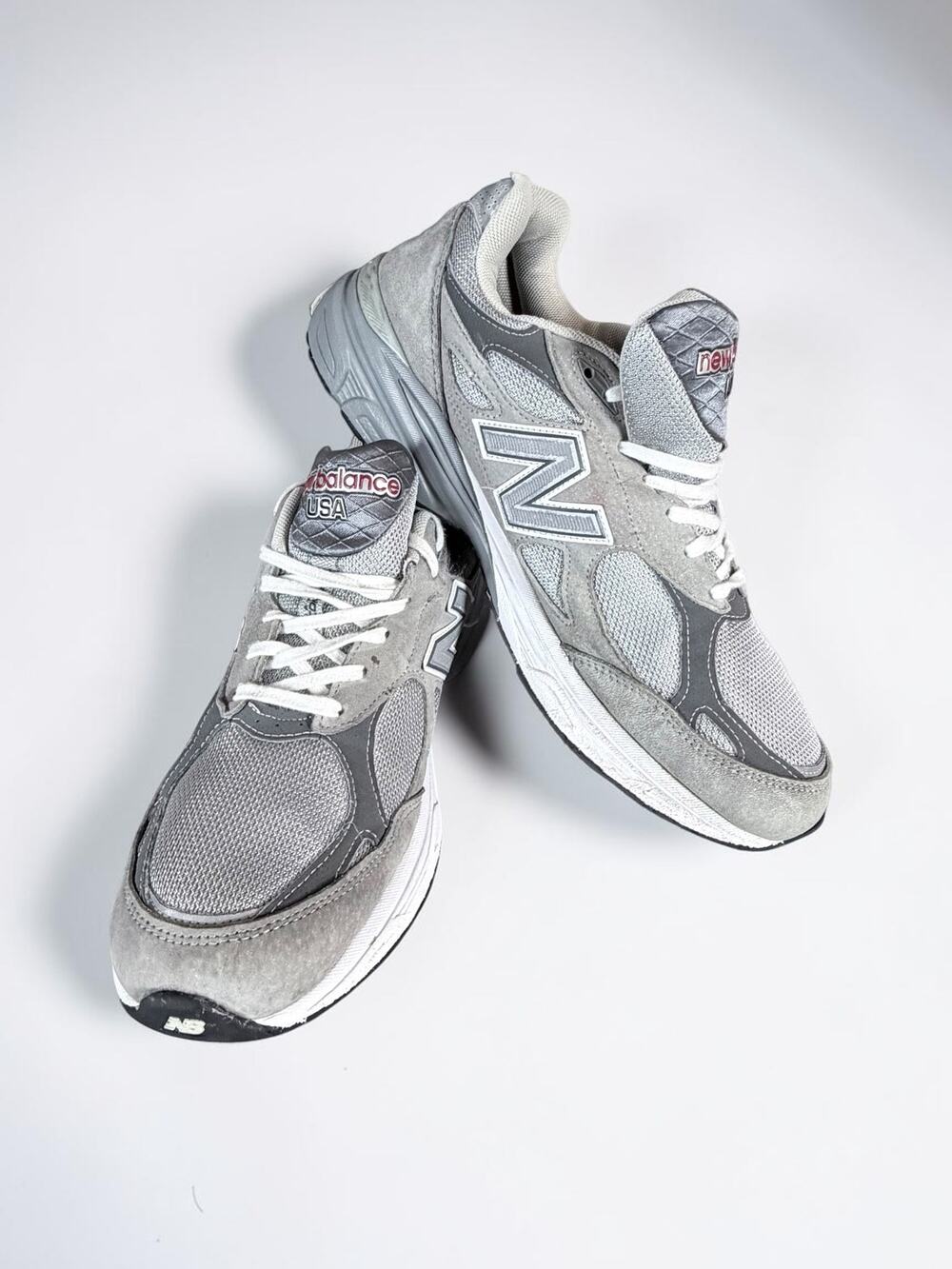 New Balance 990v3 Men’s 12 D Gray Made in USA M990GY3